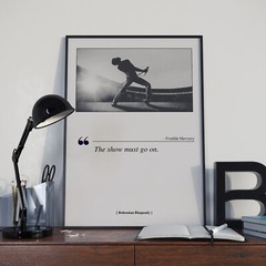 Bohemian Rhapsody Movie Poster Print, Movie Quote – Unframed