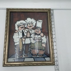 Joy Alldredge Framed Chef Wall Art Kitchen Café Print Restaurant Decor 16 x12.5”