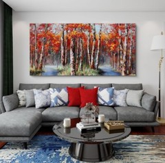 Klakla Large Canvas Printed Artwork 30×60, Home Decor, Living Room, Dining Room