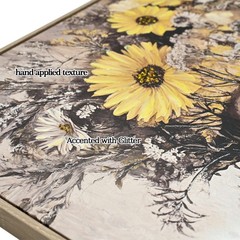 Beauty Posters Beauty lady Wall Art Gold and White Floral Canvas Artwork