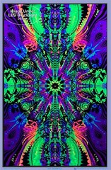 Wormhole Blacklight Poster 23 x 35