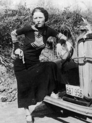 BONNIE PARKER GLOSSY POSTER PICTURE PHOTO BANNER vintage cool clyde barrow 5227