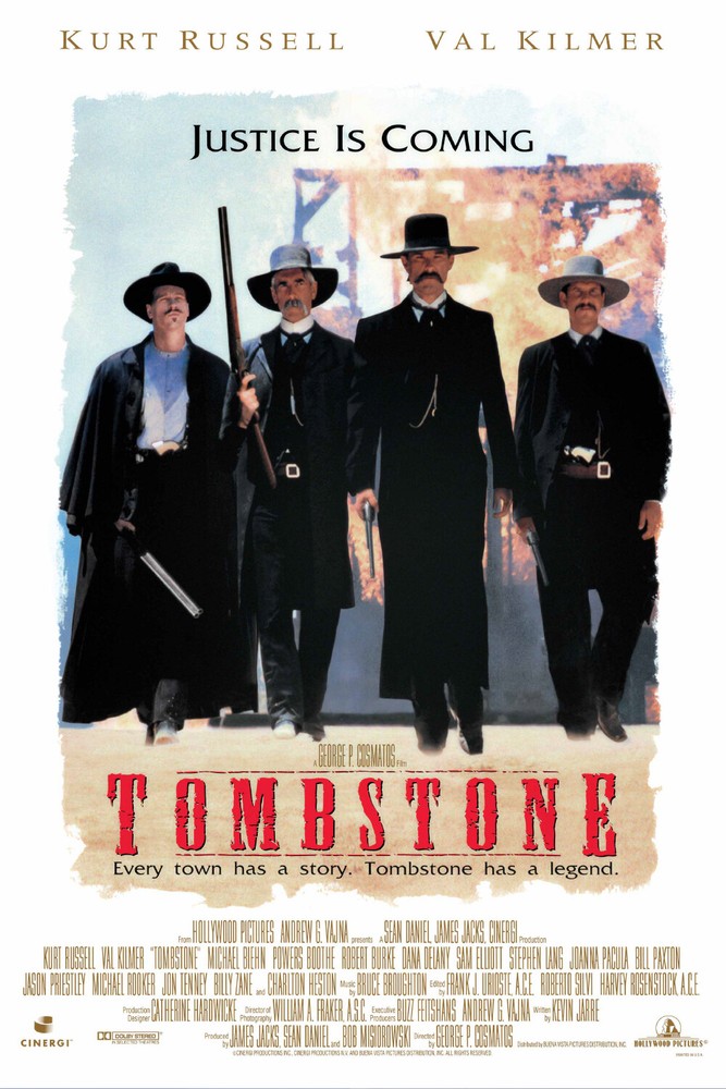 Tombstone – Movie Poster (Regular Style – White Version) (Size: 24″ X 36″)