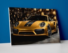 Porsche 911 Turbo Poster or Canvas – Porsche Wall Art Print Decor