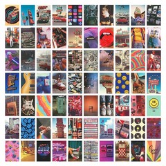 70pcs Wall Collage Kit Aesthetic Picures, 80s Room Decor Aesthetic Collage Pi…