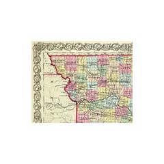 Historic State Map – Missouri – Colton 1855 – Vintage Wall Art
