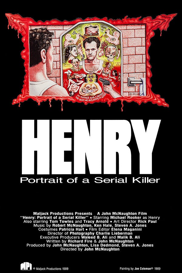 Henry: Portrait of a Serial Killer 24×36″ Movie Poster | LICENSED | NEW | 1988