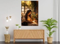 Hestia The Goddess Hearth, Home And Fire Wall Art Canvas Unframed Print Art