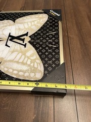 Beautiful Framed Louis Vuitton Wall Art 15”x 15” In Canvas Designer LV NEW