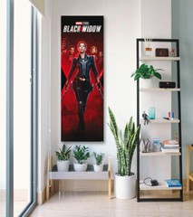 Black Widow – Marvel Door Movie Poster (Unfinished Business) (Size: 21″ x 62″)