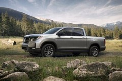 2023 Honda Ridgeline silver qtr profile truck | 24×36 inch POSTER