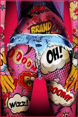 Comic Pop Art Daisy Dukes 12″x8″ Metal Poster Sign