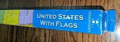 Extra Large 48″ Inch USA Laminated Wall Map Learning Reference School With Flags