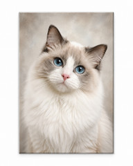 Custom Pet Photo Canvas Print Personalized Framed Wall Art Gift