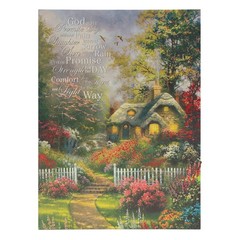 God Didn’t Promise Lighted Wall Art Printed Canvas 11.5 x 15.5 inch
