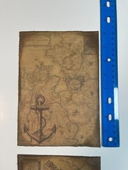 Pirate Treasure Map Aged Reproduction Print – 2 Maps