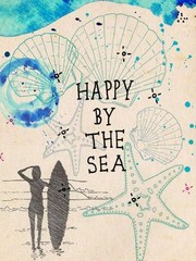 Surf Beach Quotes Ocean 100% cotton Canvas Quality print wall art Home Decore