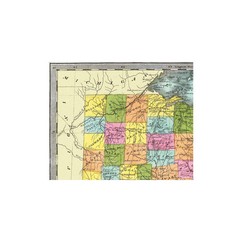 Historic State Map – Ohio – Burr 1831 – Vintage Wall Art