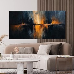 Canvas Wall Art Decor Large Black Wall Art Prints Modern Gold Wall Art Decora…
