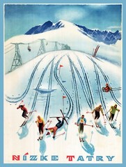 10822.Decoration Poster.Wall Room interior.Jasna Low Tatras ski resort.Travel