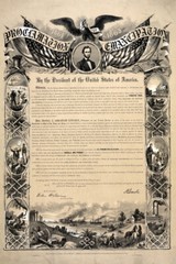Emancipation Proclamation Antique Classroom Decor Art Print Poster 12×18