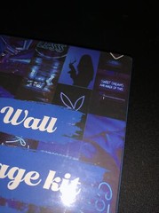 50PC Blue Neon Aesthetic Pictures Wall Collage Kit Psychic Reader NEW