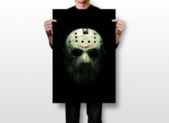 Friday the 13th: Jason Mask Art Wall Indoor Room Outdoor Poster – POSTER 20×30