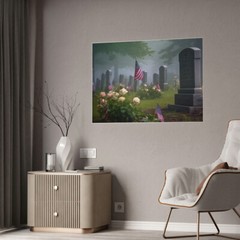 Memorial Day Patriotic Gloss Posters Patriotism Wall Art Home Décor