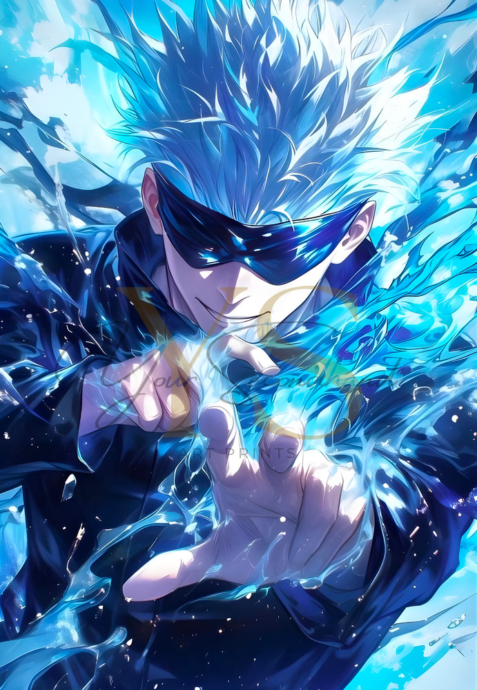 JUJUTSU KAISEN Satoru Gojo poster print 11»x17» home decor glossy paper #3