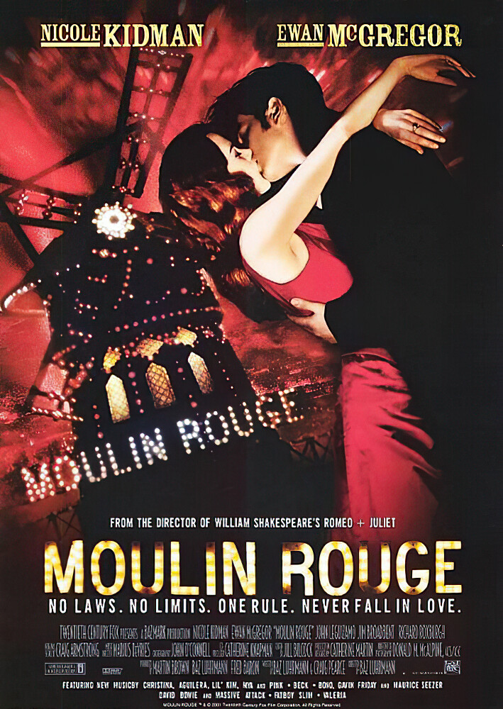 Moulin Rouge – Movie Poster / Print (Regular Style) (Size: 27″ X 39″)