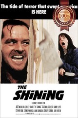 THE SHINING LOOKING THROUGH DOOR 1980 80s ORIGINAL CINEMA PRINT PREMIUM POSTER