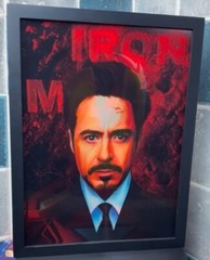 Marvel, Iron Man Poster-Tony Stark ,3D Lenticular- ,2 Images Changes