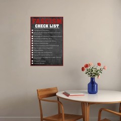 638652 Fascism Check List Funny Nationalism Politics Wall Decor Poster