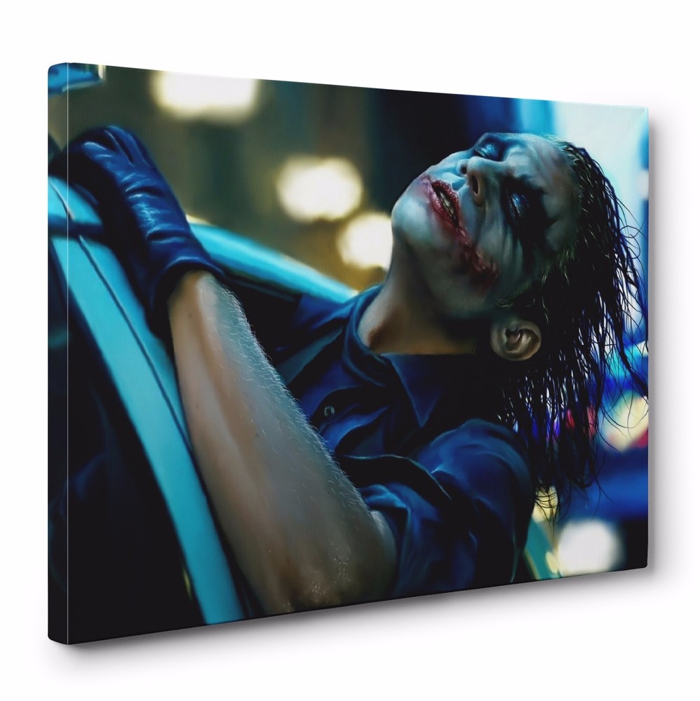 Batman Dark Knight The Joker’s Joy Ride Gallery Canvas Wall Art (Ready To Hang)