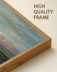 SHENIFY Vintage Framed Wall Art Coastal Sky Landscape Scenery Rustic Home Dec…