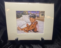 Getting Her Groove Back By Arón Hicks Matted Print Black Art African American