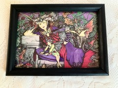 Fairy Art Small Framed Pictures 8 X 5 1/2 Inches