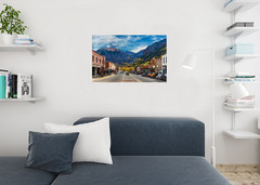 Main Street Telluride Colorado Photo Art Print Poster 24×36 inch