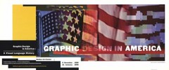 APRIL GREIMAN Graphic Design in America 18.5″ x 44″ Poster 1989 Pop Art Multicol