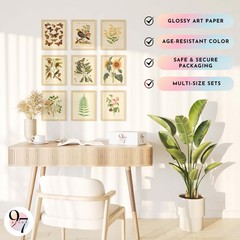 97 Decor Vintage Botanical Wall Art Decor – Plant Posters For Room Aesthetic,…