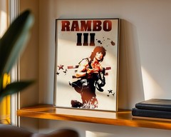 Rambo III (1988) Movie Poster Wall Art Print_0