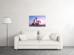 Pumping Unit Oil Rigs Pumps Modern Times Art Wall – POSTER 20×30