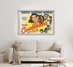 Classic Movie Poster Casablanca Bogart Bergmam 24×36 or 11×17 In Poster