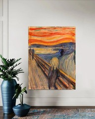 Edvard Munch The Scream Canvas Print , Giclée Fine Art Wall Art, Modern Artwork