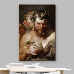 Wall26 Oil Painting of Two Satyrs by Peter Halloween Dark Canvas Print Wall Art
