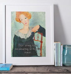Art PRINTS, Wall Art, 11×14, Vintage Style Print, Sarcastic Art