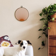 Orange Boho Sun Round Wall Art Decor, Bohemian Sunshine Framed Canvas Prints …