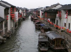 SUZHOU SOOCHOW CHINA SKYLINE GLOSSY POSTER PICTURE PHOTO PRINT shantang st 3795