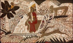 Art Deco Panel by Jean Dunand – 1924 French Lacquer Design Exotic Deco Interior