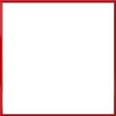 RED POSTER / PRINT FRAME (SIZE: 16″ X 16″) (MATERIAL: PLASTIC)